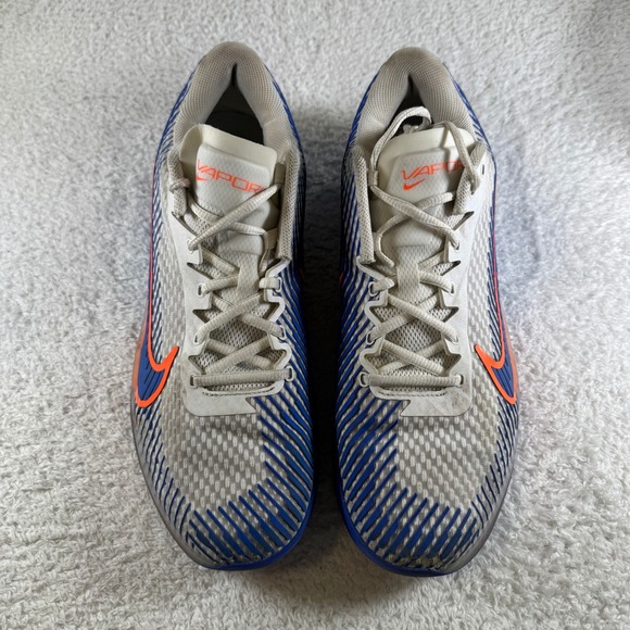 Nike Court Air Zoom Vapor 11 HC White Royal Tennis Shoes Mens Sz 11.5 DR6966-105 main image 4
